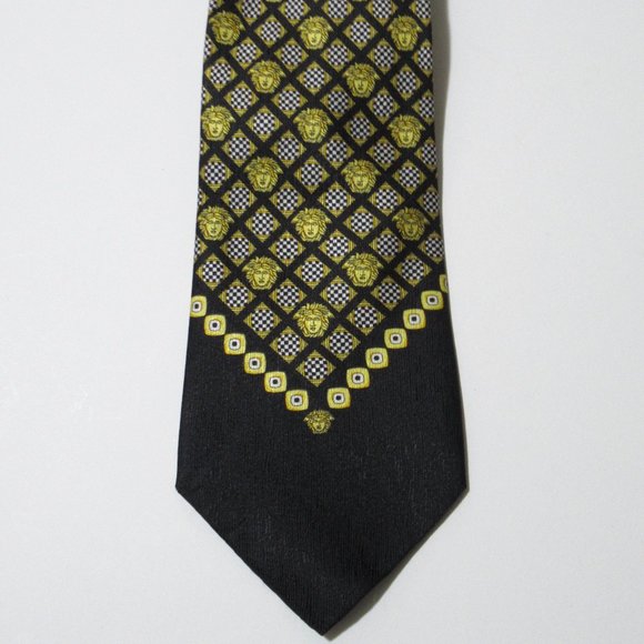 Gianni Versace Handmade Neck Tie for Men, 100% Silk - Picture 1 of 9